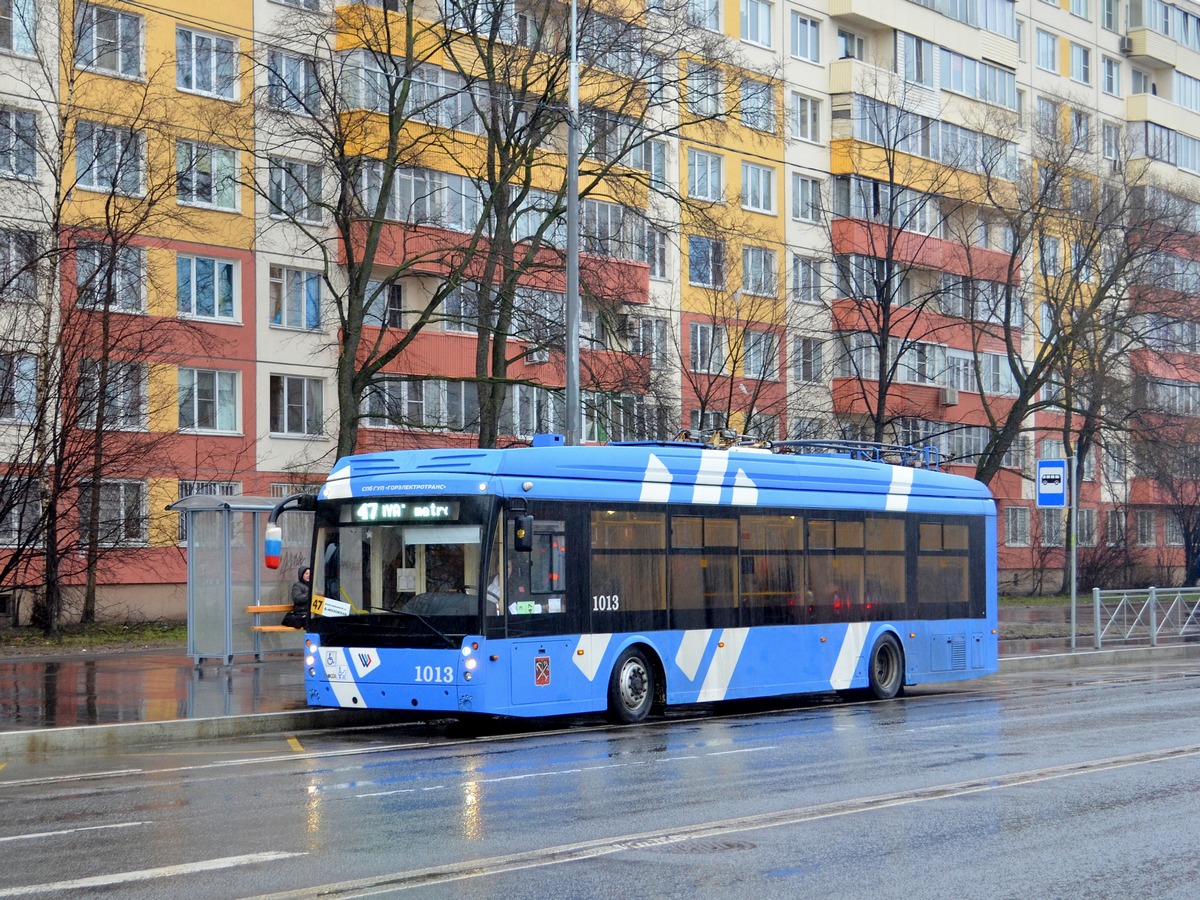 Sankt-Peterburg, Trolza-5265.08 “Megapolis” № 1013 Sankt-Peterburg, Trolza-5265.08 “Megapolis” № 1013