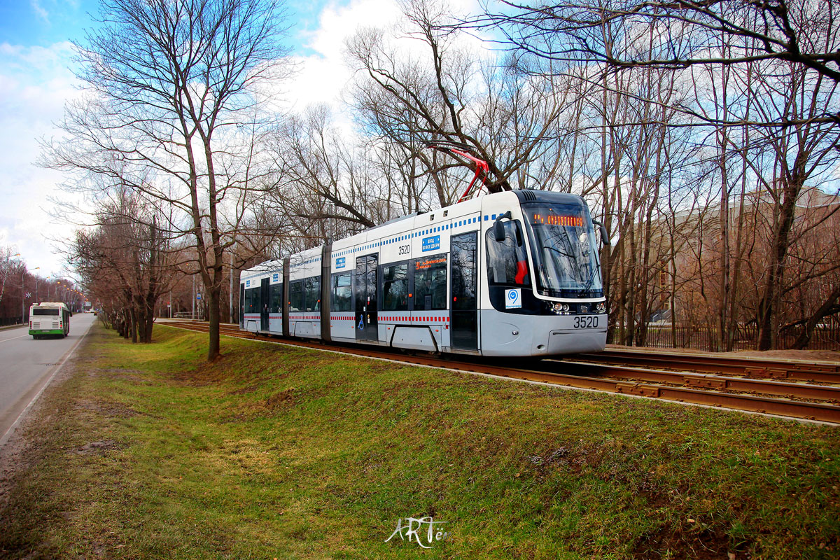 Москва, 71-414 (Pesa Fokstrot) № 3520