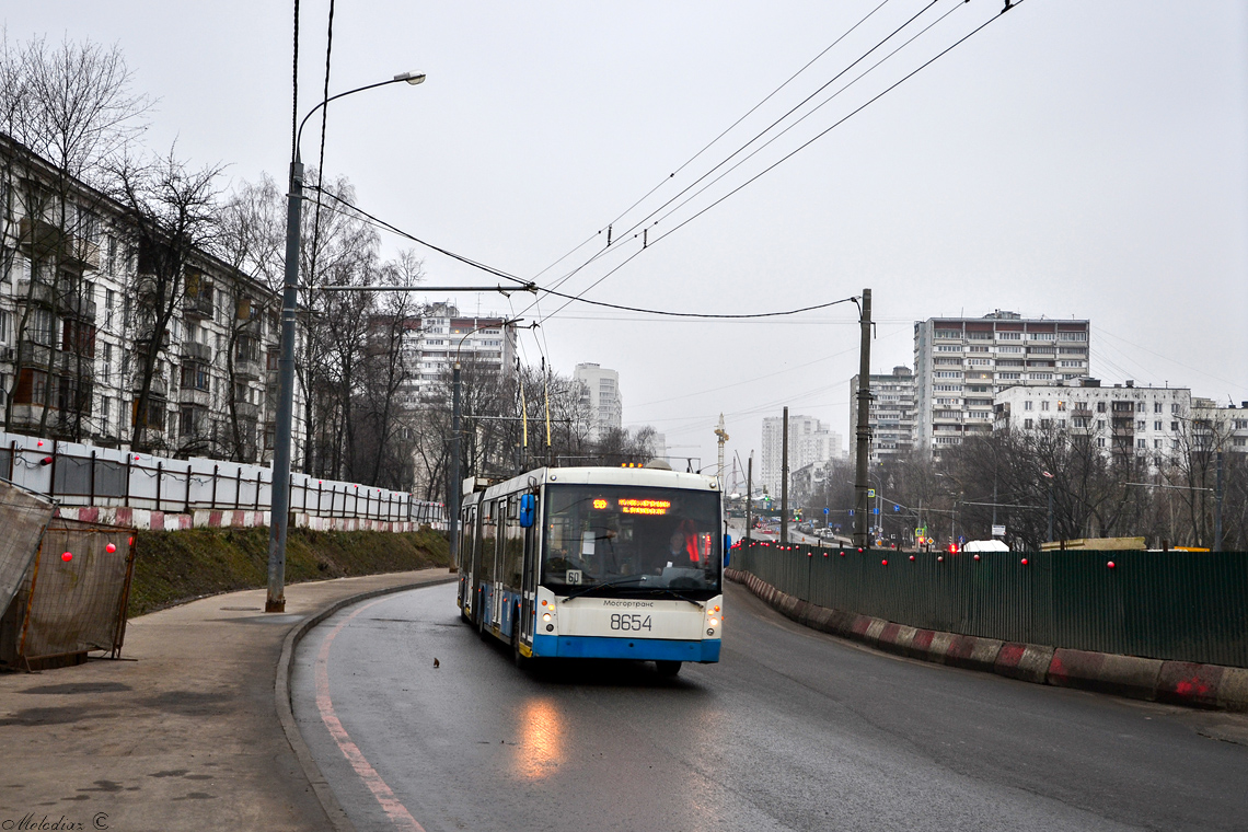 Москва, Тролза-6206.00 «Мегаполис» № 8654