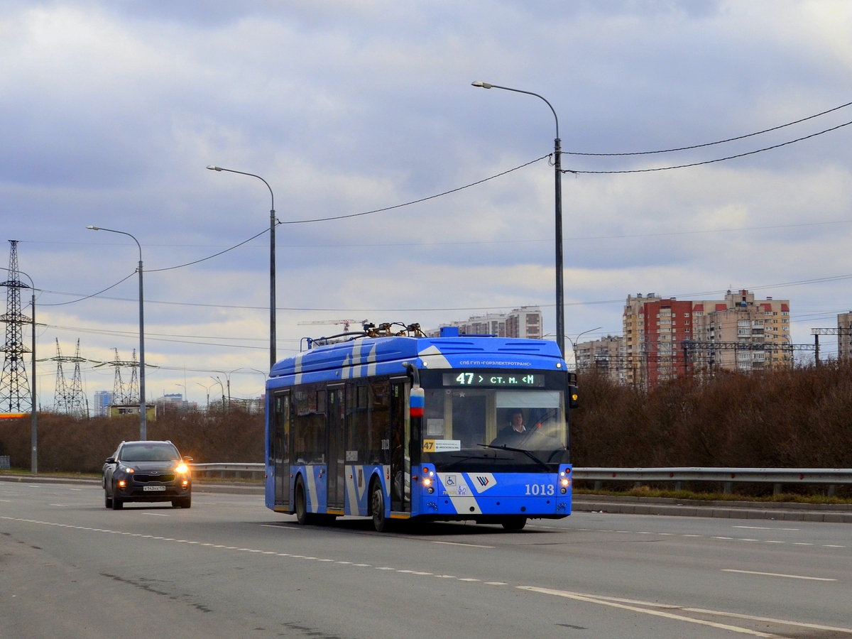 Pietari, Trolza-5265.08 “Megapolis” # 1013 Pietari, Trolza-5265.08 “Megapolis” # 1013