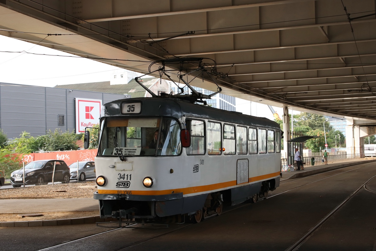 Бухарест - Илфов, Tatra T4R № 3411
