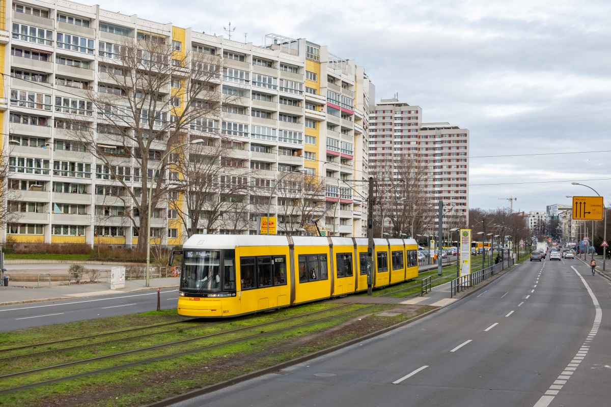Берлин, Bombardier Flexity Berlin (GT8-08ER/F8E) № 8031
