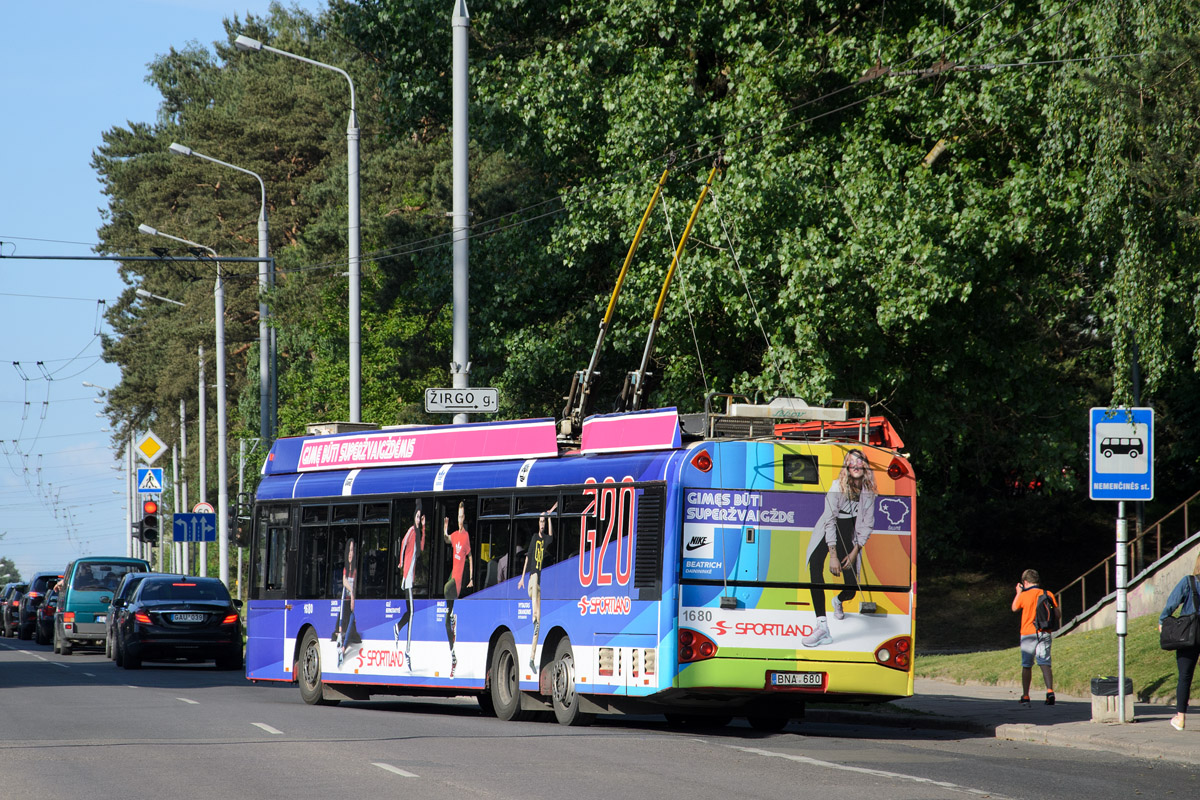 Vilnius, Solaris Trollino II 15 AC № 1680