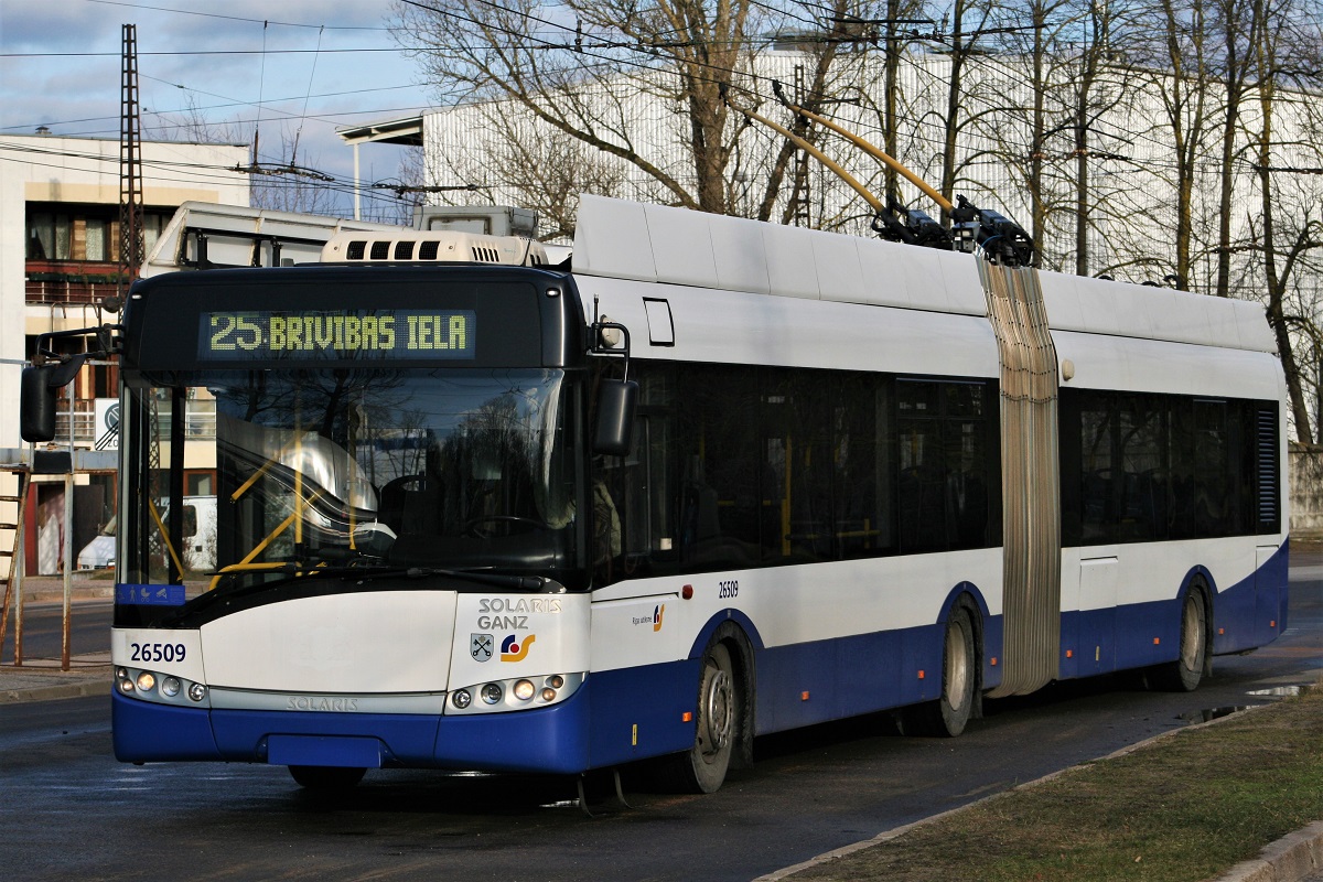 Рига, Solaris Trollino III 18 Ganz № 26509