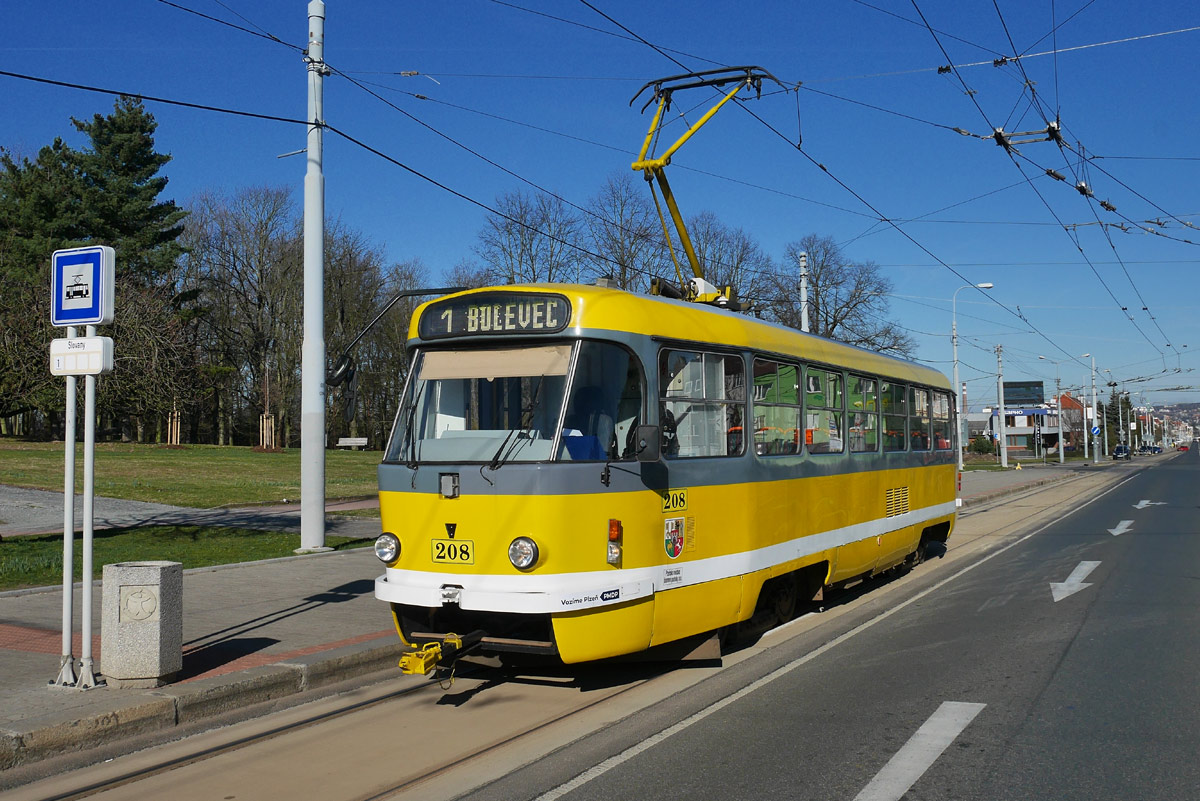 Plzeň, Tatra T3R.P Nr. 208