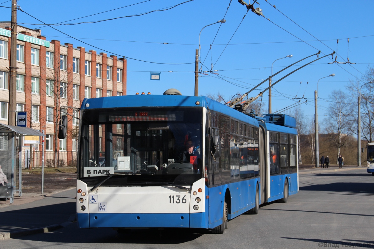 Санкт-Петербург, Тролза-6206.01 «Мегаполис» № 1136