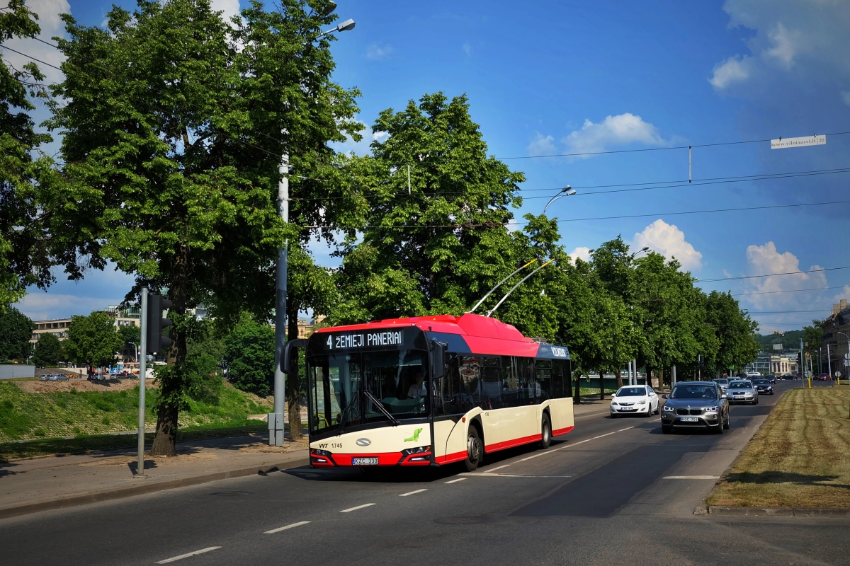 Вильнюс, Solaris Trollino IV 12 Škoda № 1745