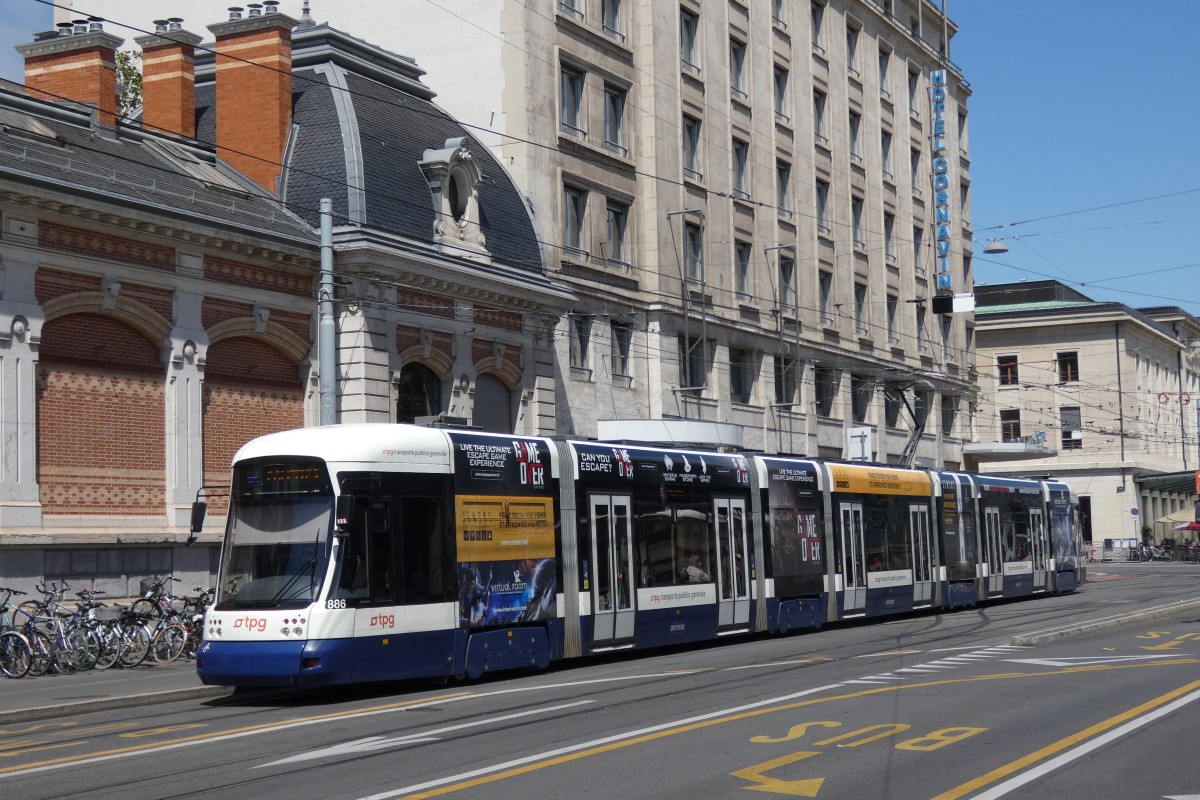 Genève, Bombardier Flexity Outlook N°. 886