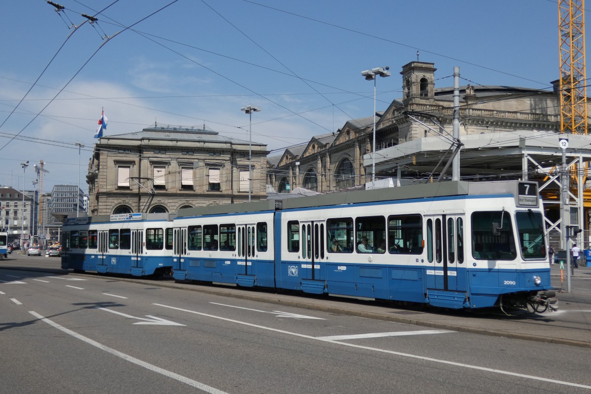Цюрих, SWP/SIG/BBC Be 4/6 "Tram 2000" № 2090
