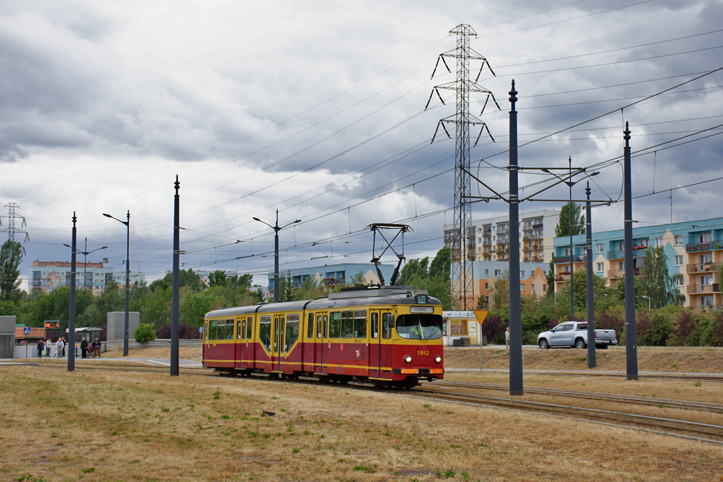 Лодзь, Duewag GT8NF № 1512