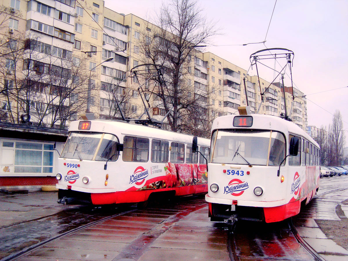 Киев, Tatra T3SU № 5943