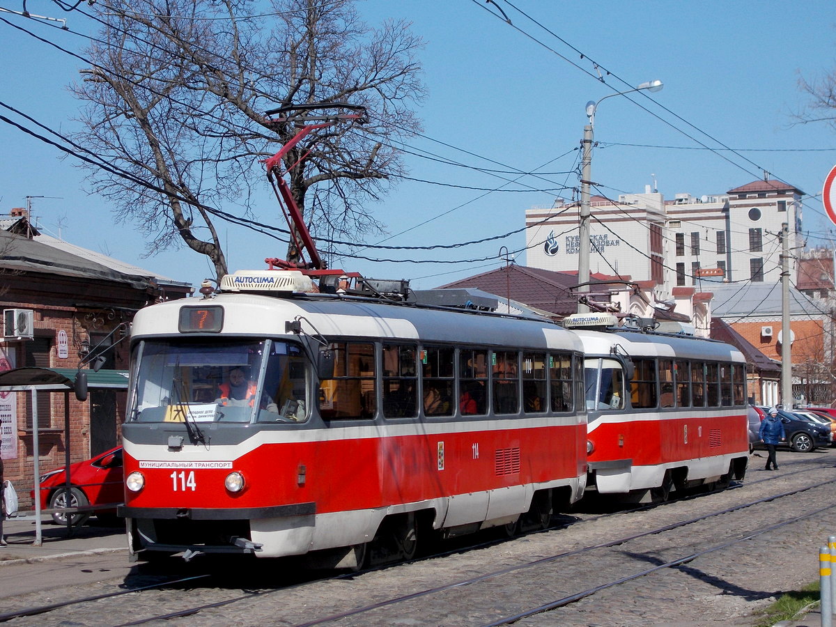 Краснодар, Tatra T3SU КВР ТМЗ № 114