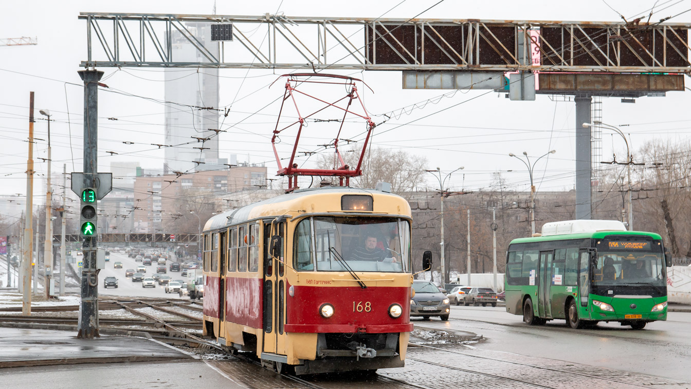 Екатеринбург, Tatra T3SU № 168