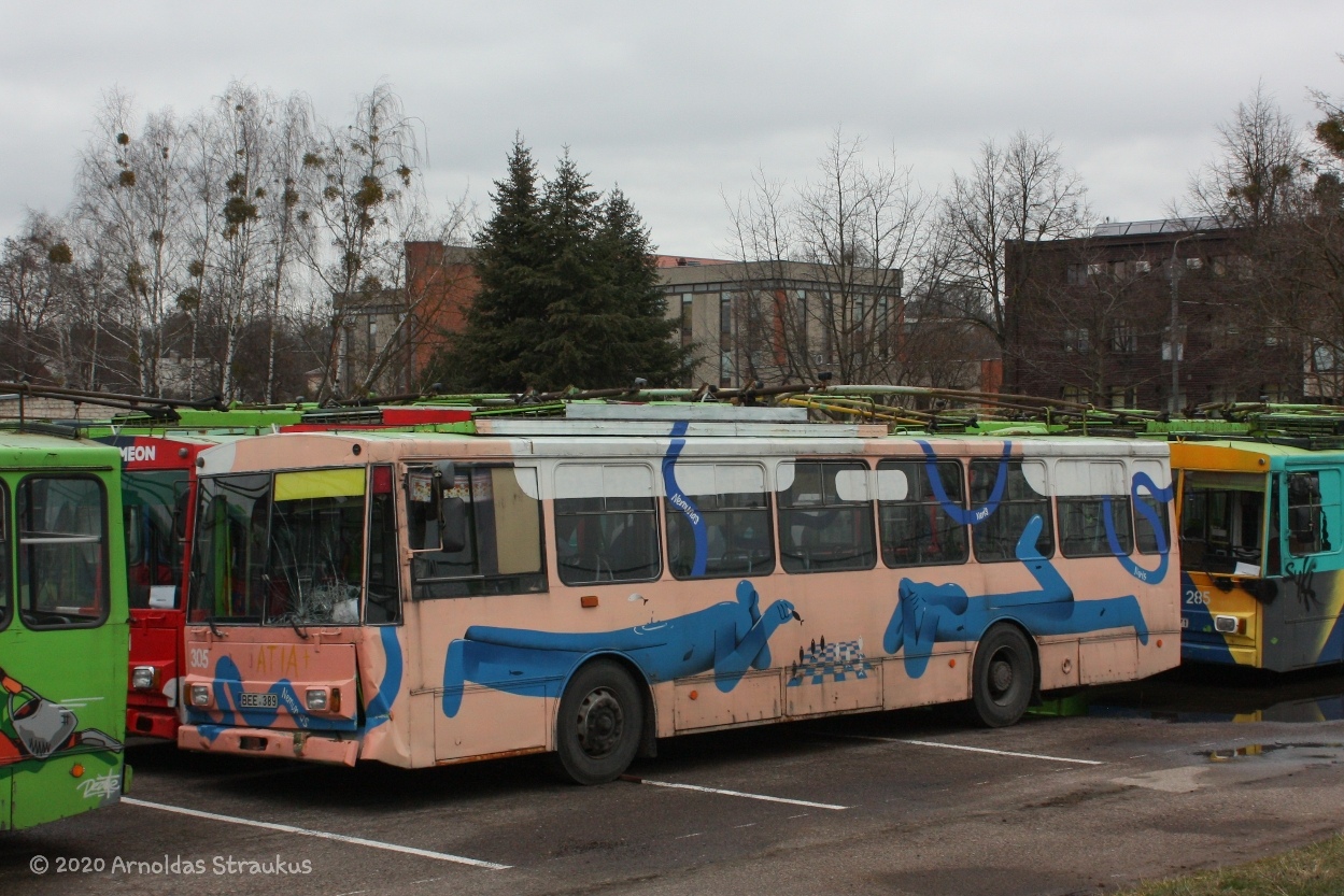 Каунас, Škoda 14Tr89/6 № 305