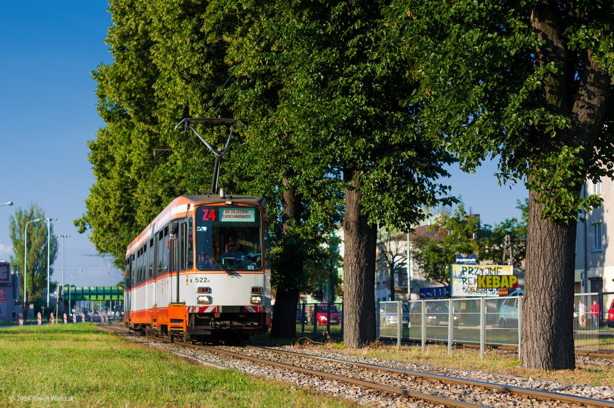 Лодзь, Duewag M8C № 522