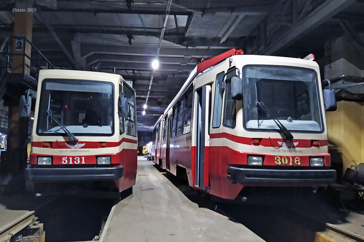 Санкт-Петербург, ЛВС-86К-М № 5131; Санкт-Петербург, ЛВС-86М2 № 3016 Санкт-Петербург, ЛВС-86К-М № 5131; Санкт-Петербург, ЛВС-86М2 № 3016