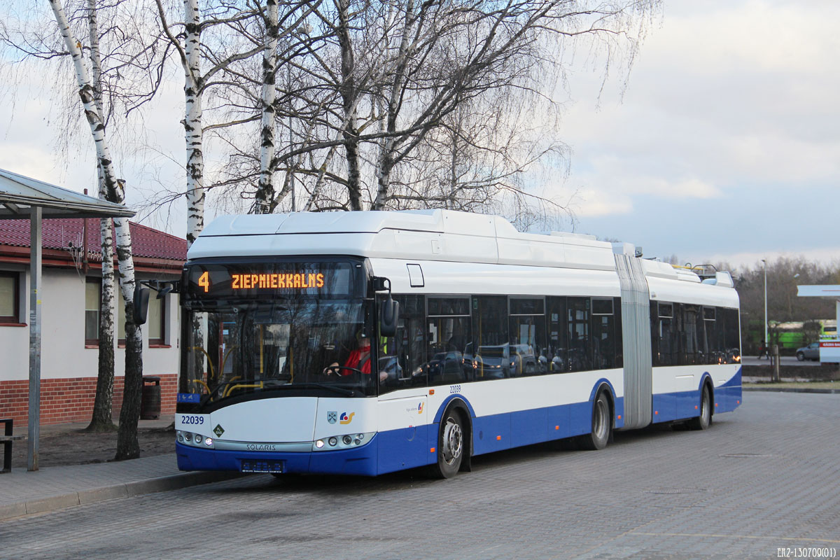 Рига, Solaris Trollino III 18,75 H2 № 22039