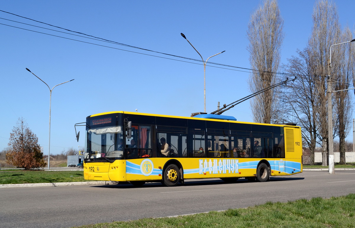 Кременчуг, ЛАЗ E183D1 № 192