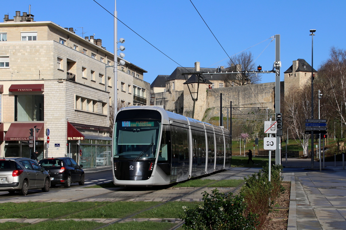 Caen, Alstom Citadis 305 Nr. 1023