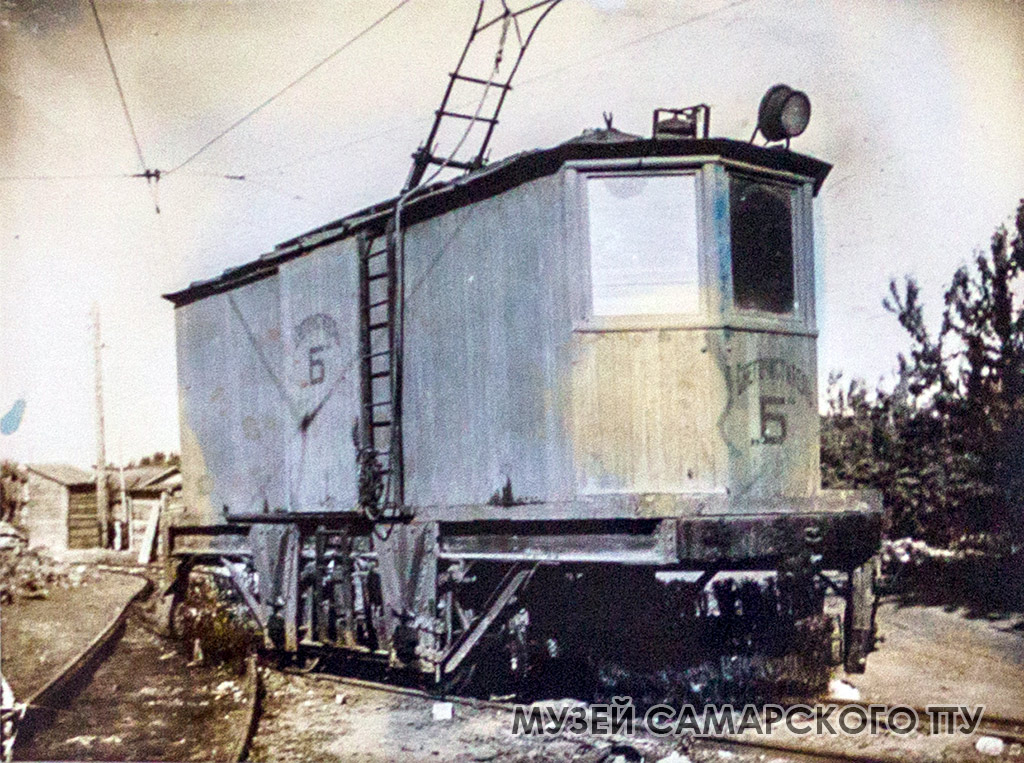 Samara, Snow removal car № Б; Samara — Historical photos — Electric tramway (1921-1941)