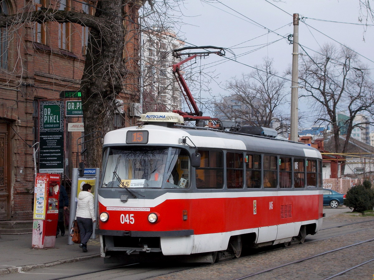 Краснодар, Tatra T3SU КВР ТМЗ № 045