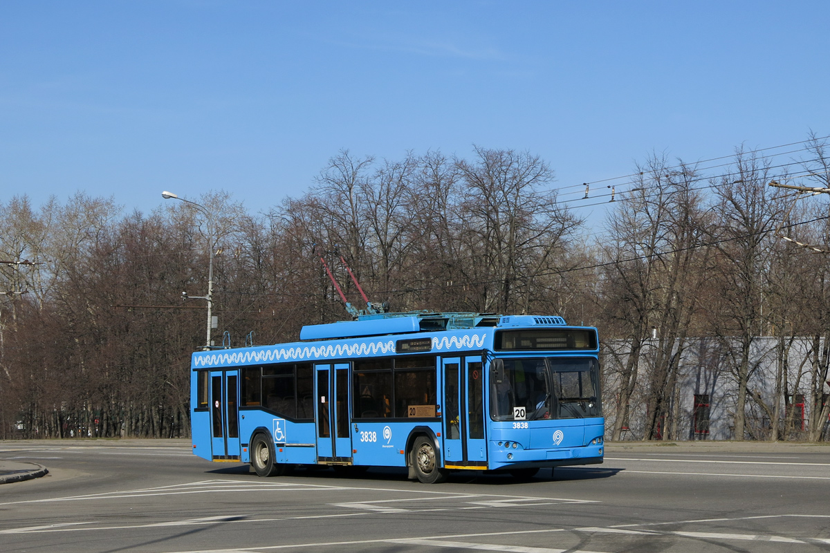 Москва, СВАРЗ-МАЗ-6235.00 № 3838