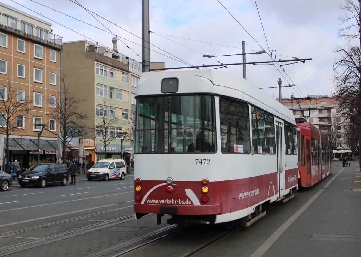 Брауншвейг, Duewag B4 № 7472 Брауншвейг, Duewag B4 № 7472