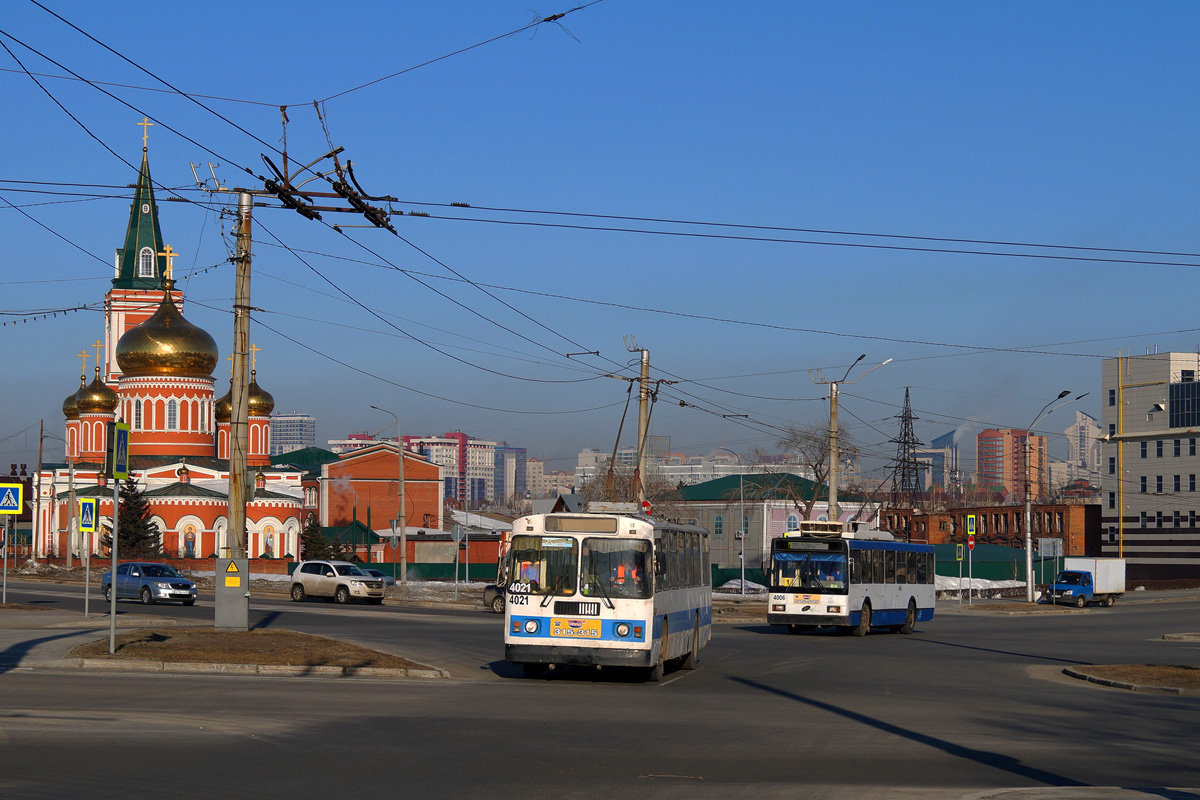 Barnaul, ZiU-682G-012 [G0A] — 4021; Barnaul, VMZ-52981 — 4006