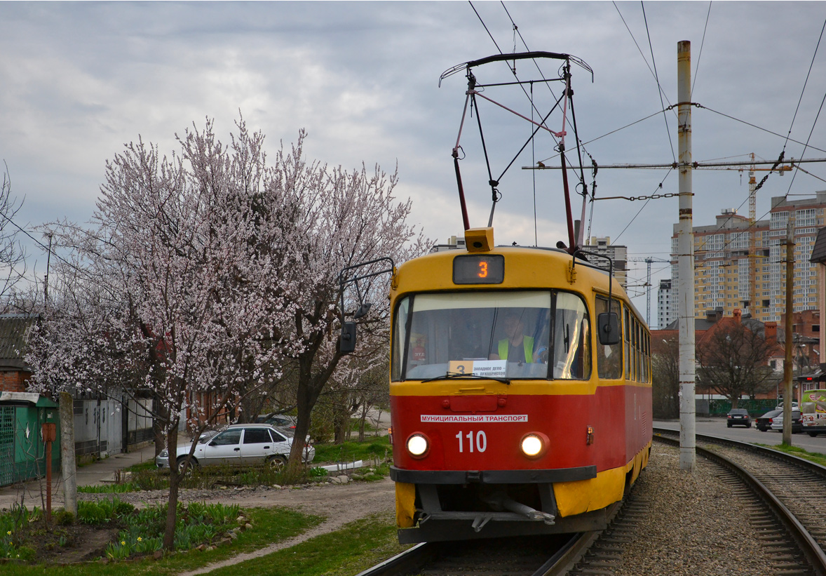 Краснодар, Tatra T3SU № 110