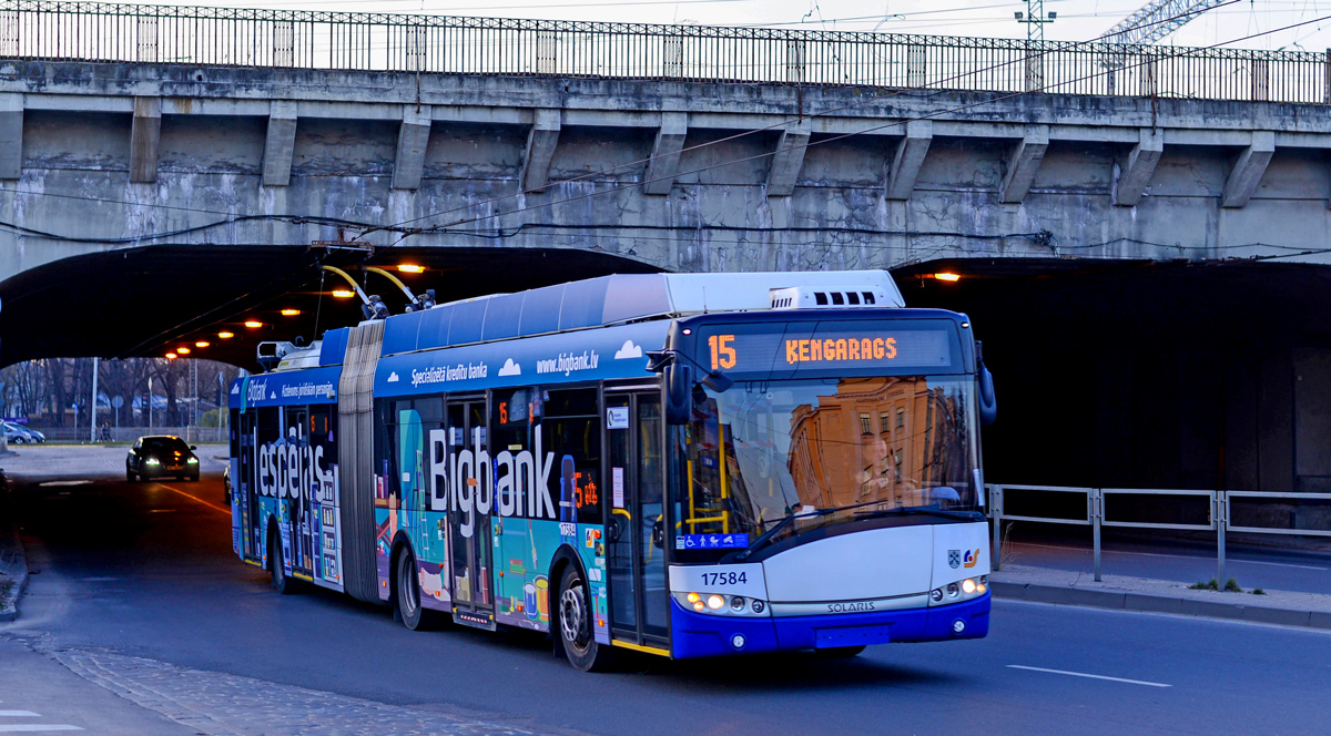 Рига, Škoda 27Tr Solaris III № 17584