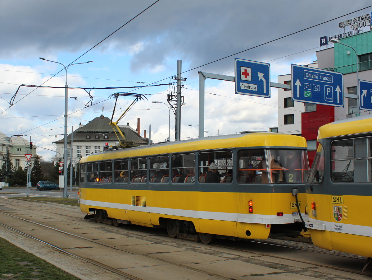 Пльзень, Tatra T3R.P № 280