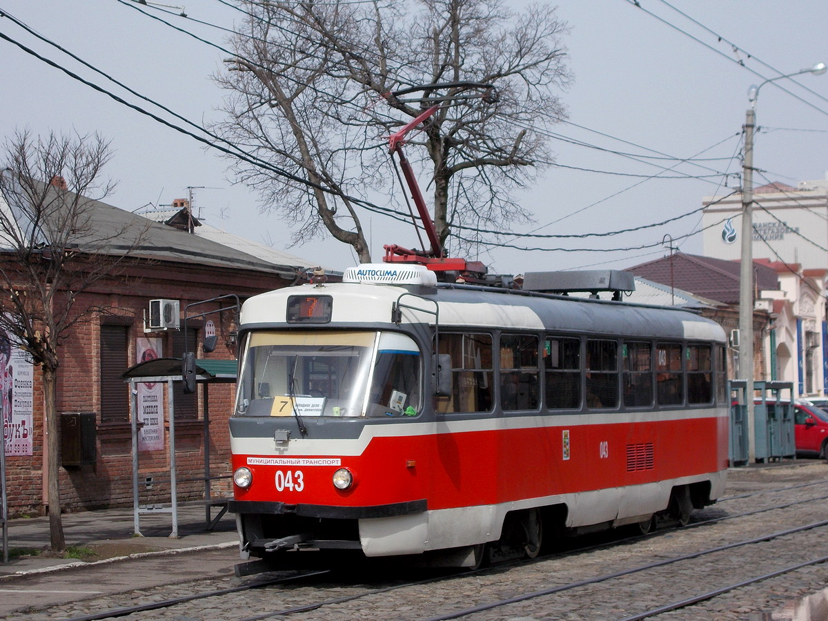 Краснодар, Tatra T3SU КВР МРПС № 043
