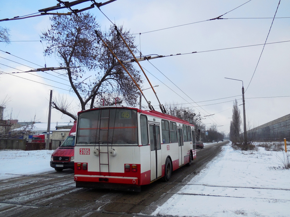 Харьков, Škoda 14Tr17/6M № 3105