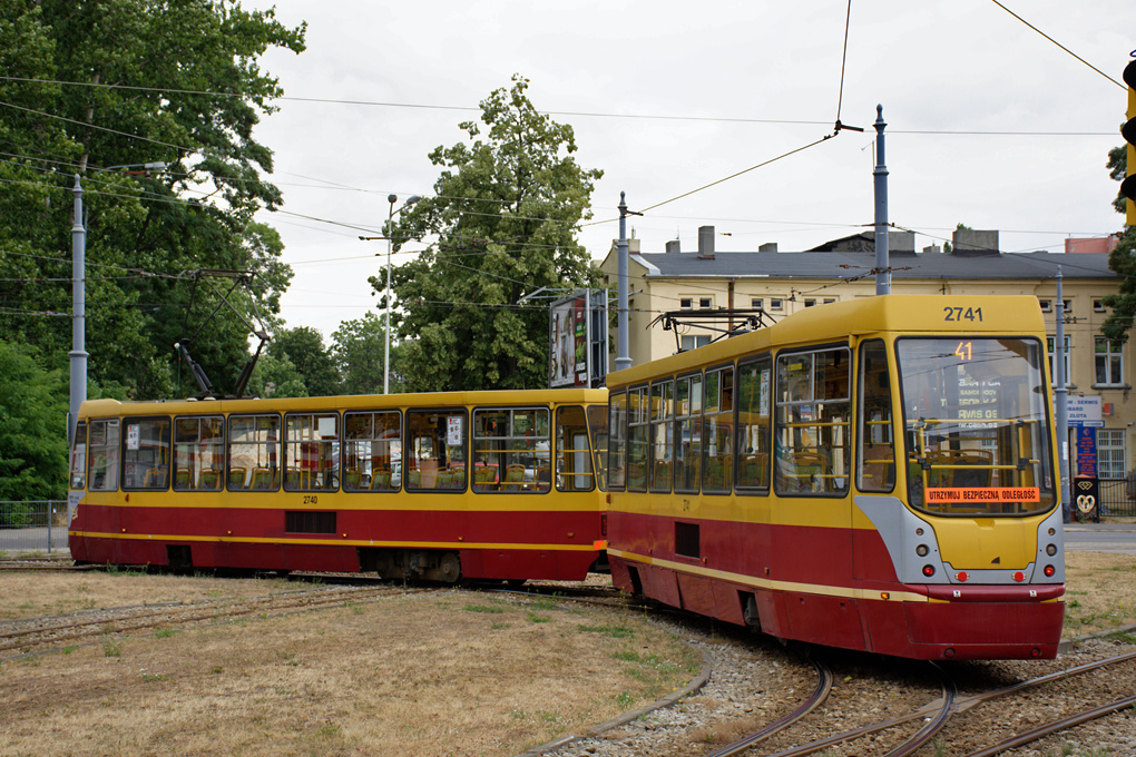 Лодзь, Konstal 805NaND/2 № 2741