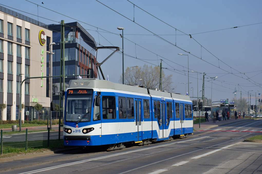 Краков, Duewag/MPK GT8N № RF315