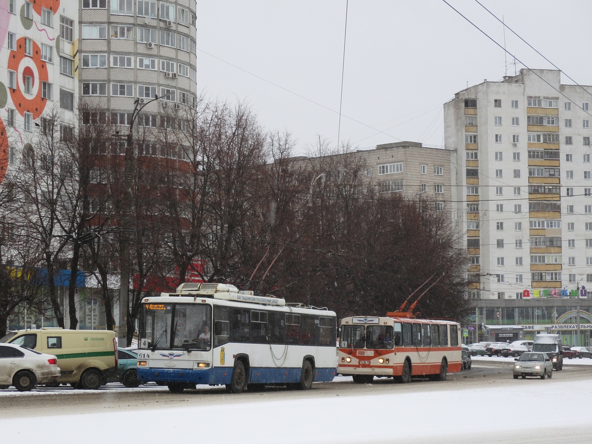 Киров, БТЗ-52768Р № 614; Киров, ЗиУ-682Г [Г00] № 545