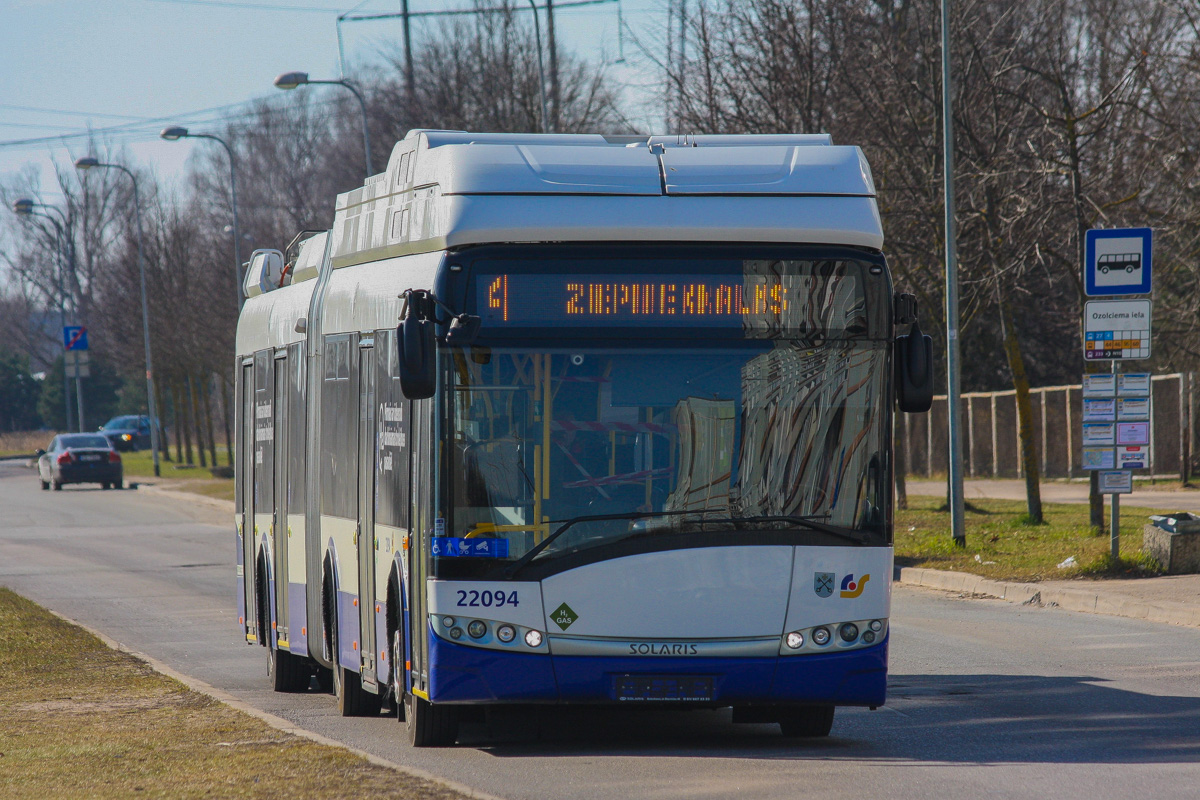 Рига, Solaris Trollino III 18,75 H2 № 22094 Рига, Solaris Trollino III 18,75 H2 № 22094