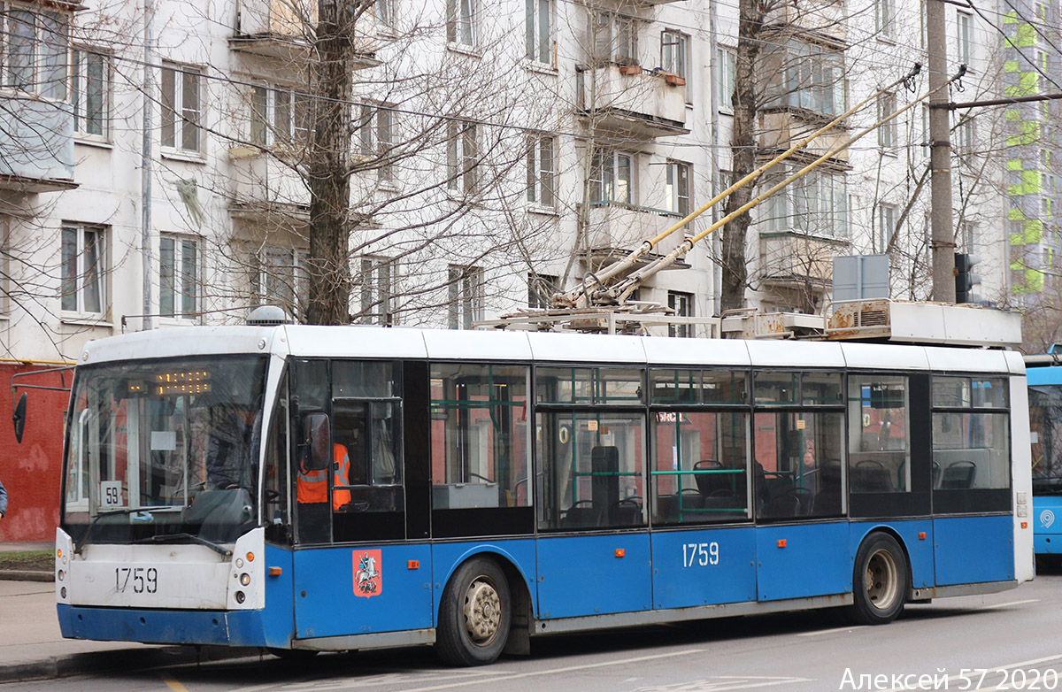 Москва, Тролза-5265.00 «Мегаполис» № 1759