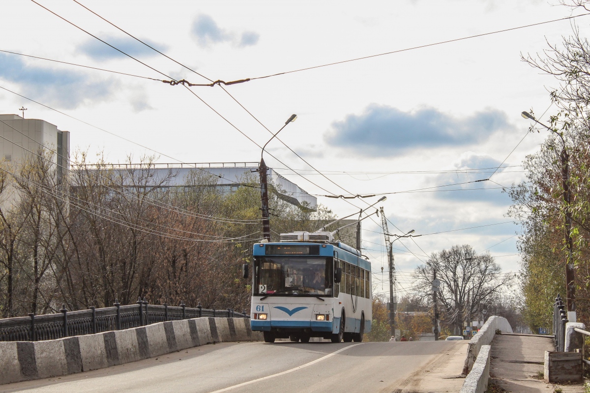 Тверь, Тролза-5275.05 «Оптима» № 61; Тверь — Последние годы тверского троллейбуса (2019 — 2020 гг.)