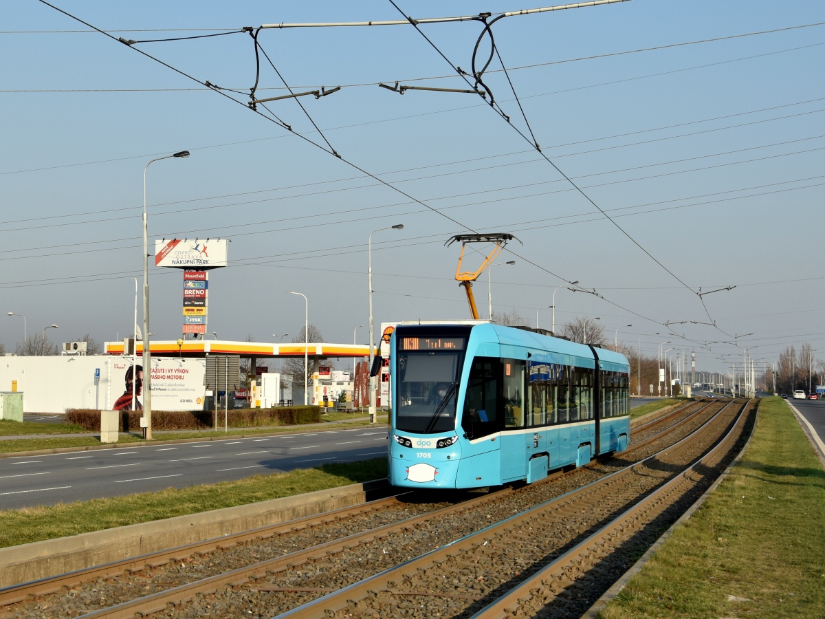 Острава, Stadler Tango NF2 № 1705