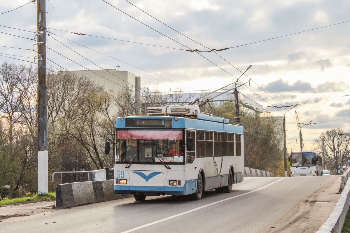 Тверь, Тролза-5275.05 «Оптима» № 59; Тверь — Последние годы тверского троллейбуса (2019 — 2020 гг.)