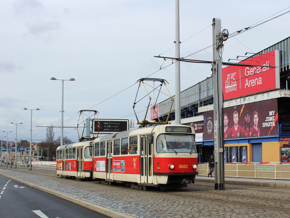 Прага, Tatra T3R.P № 8552