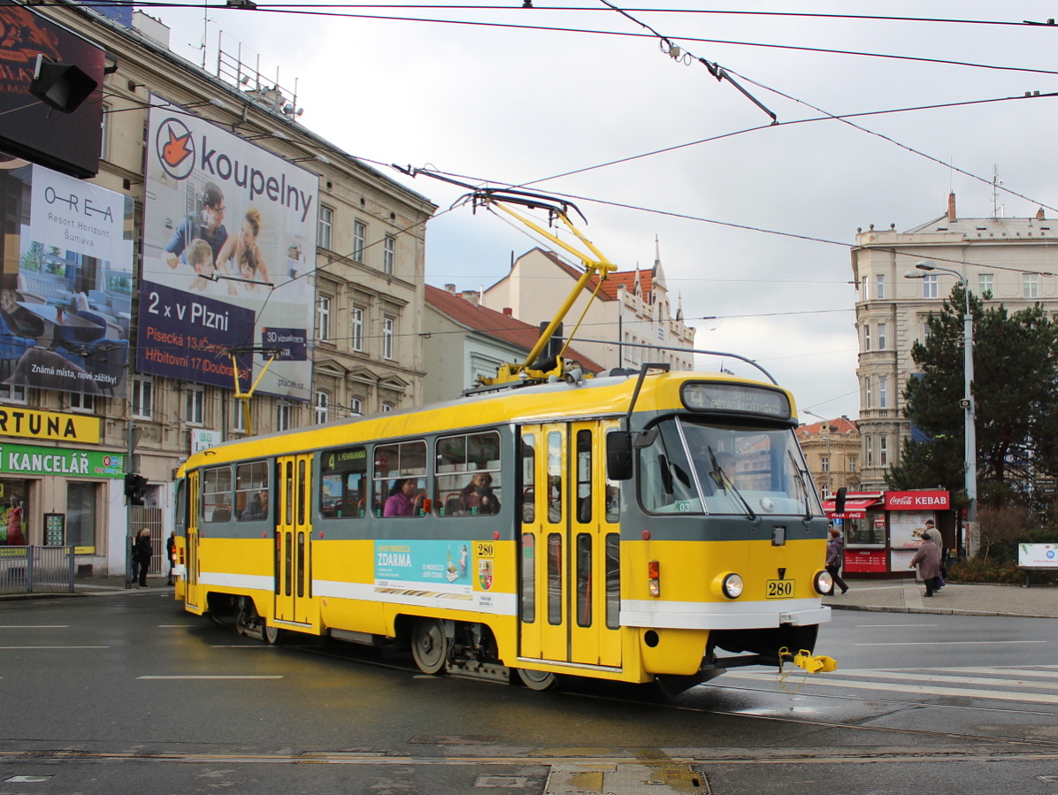 Пльзень, Tatra T3R.P № 280
