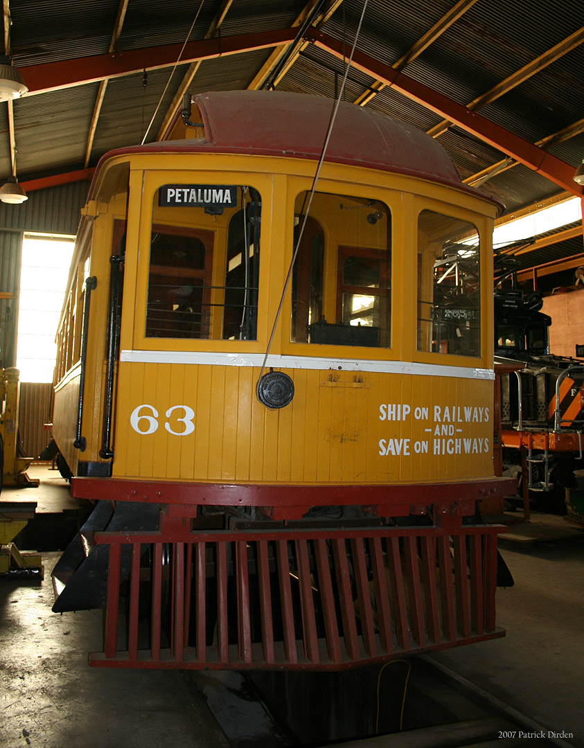 Suisun City, Holman interurban motor car nr. 63