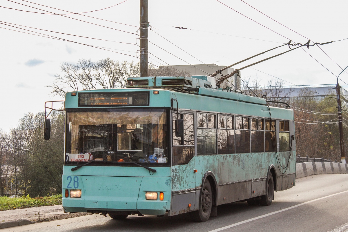 Тверь, Тролза-5275.05 «Оптима» № 28; Тверь — Последние годы тверского троллейбуса (2019 — 2020 гг.)