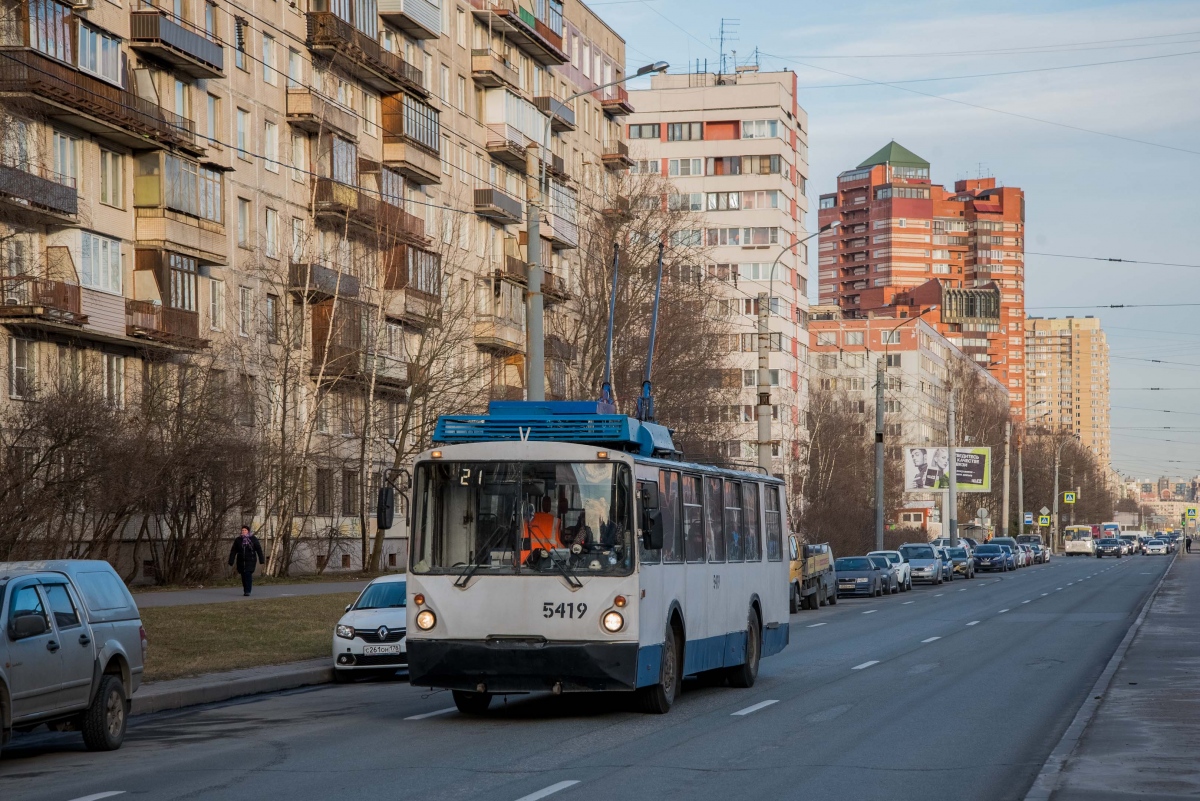 Санкт-Петербург, ВЗТМ-5284 № 5419