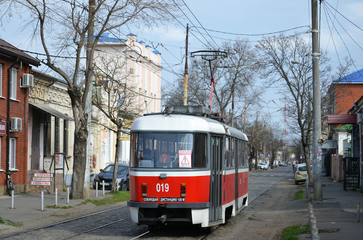 Краснодар, Tatra T3SU КВР МРПС № 019