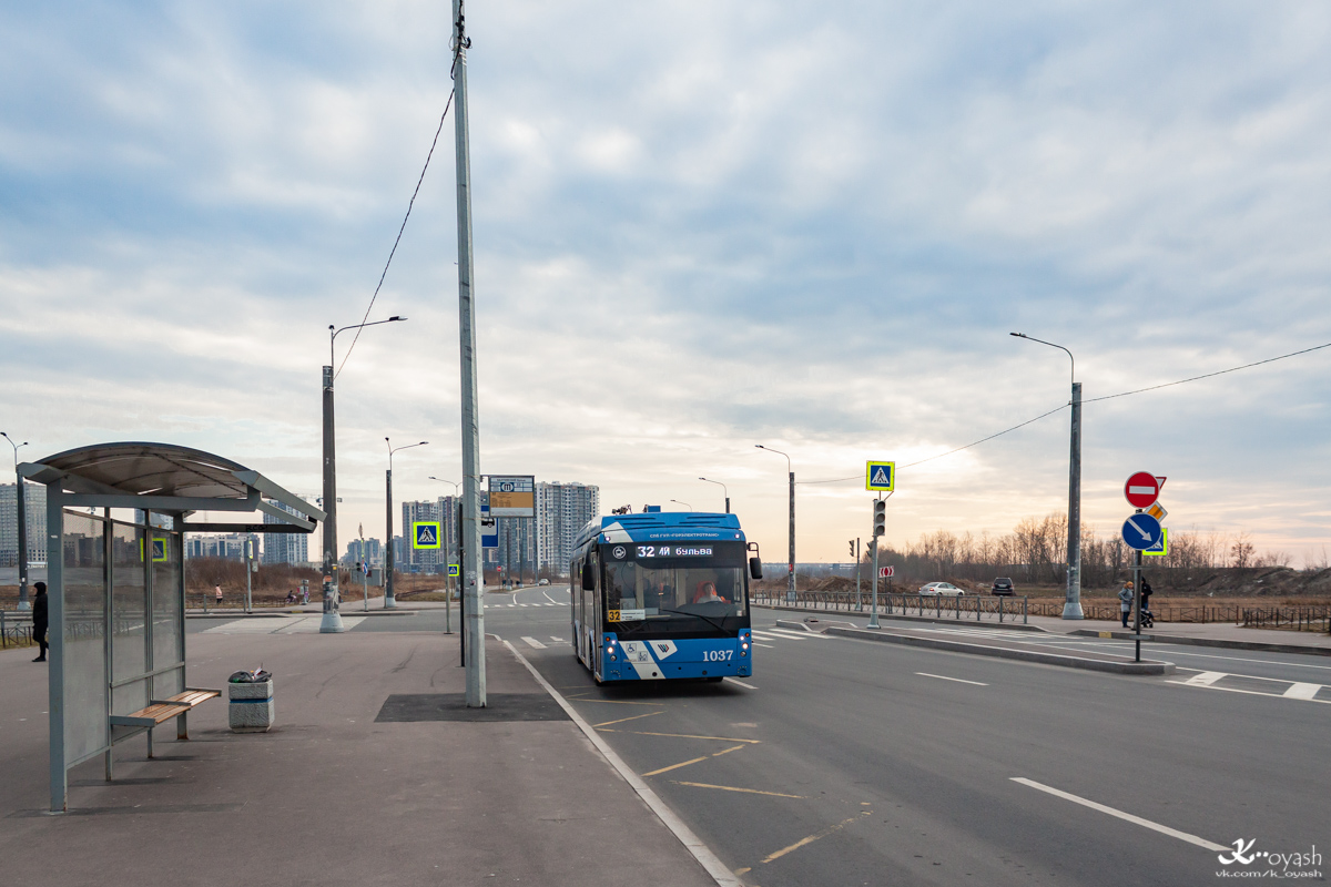 Санкт-Петербург, Тролза-5265.08 «Мегаполис» № 1037