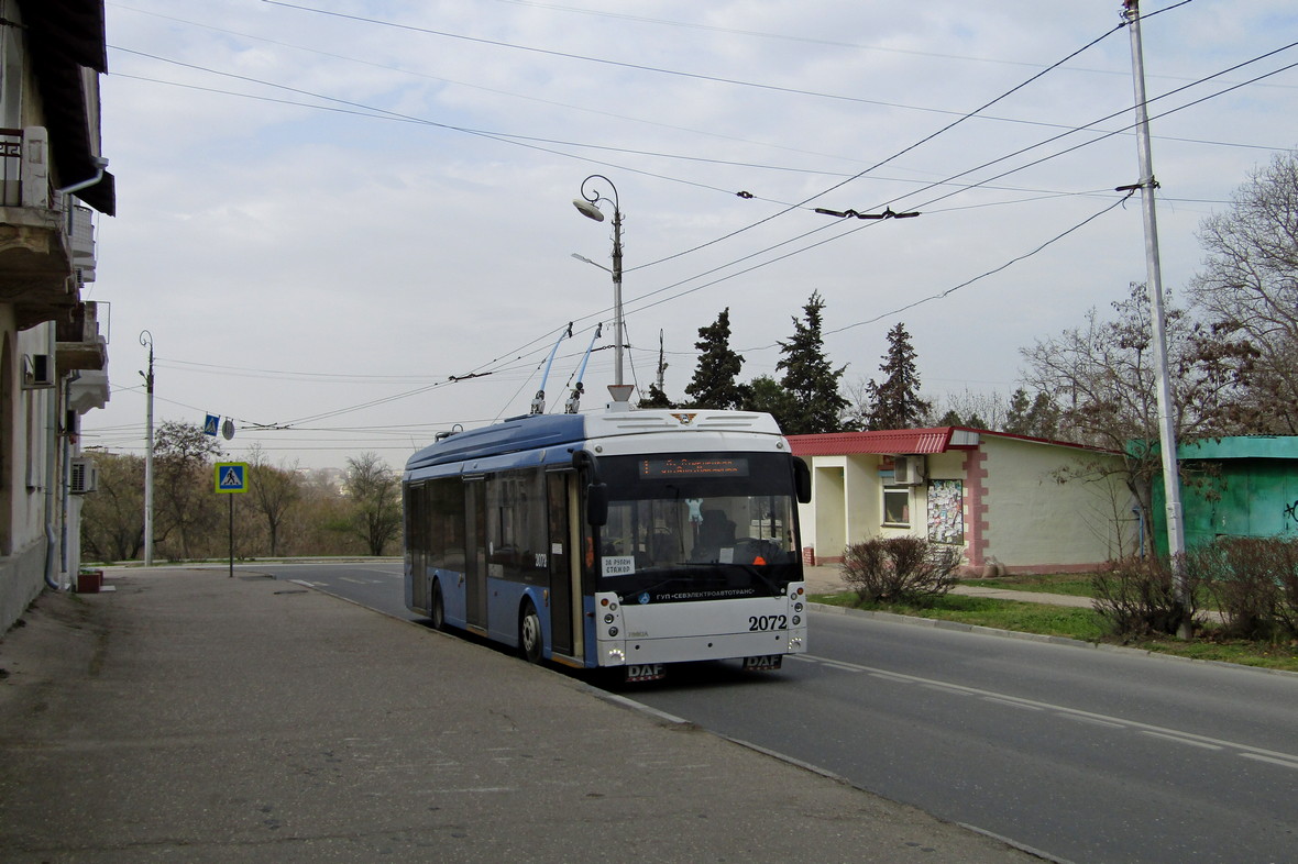 Sevastopol, Trolza-5265.03 “Megapolis” Br. 2072 Sevastopol, Trolza-5265.03 “Megapolis” Br. 2072