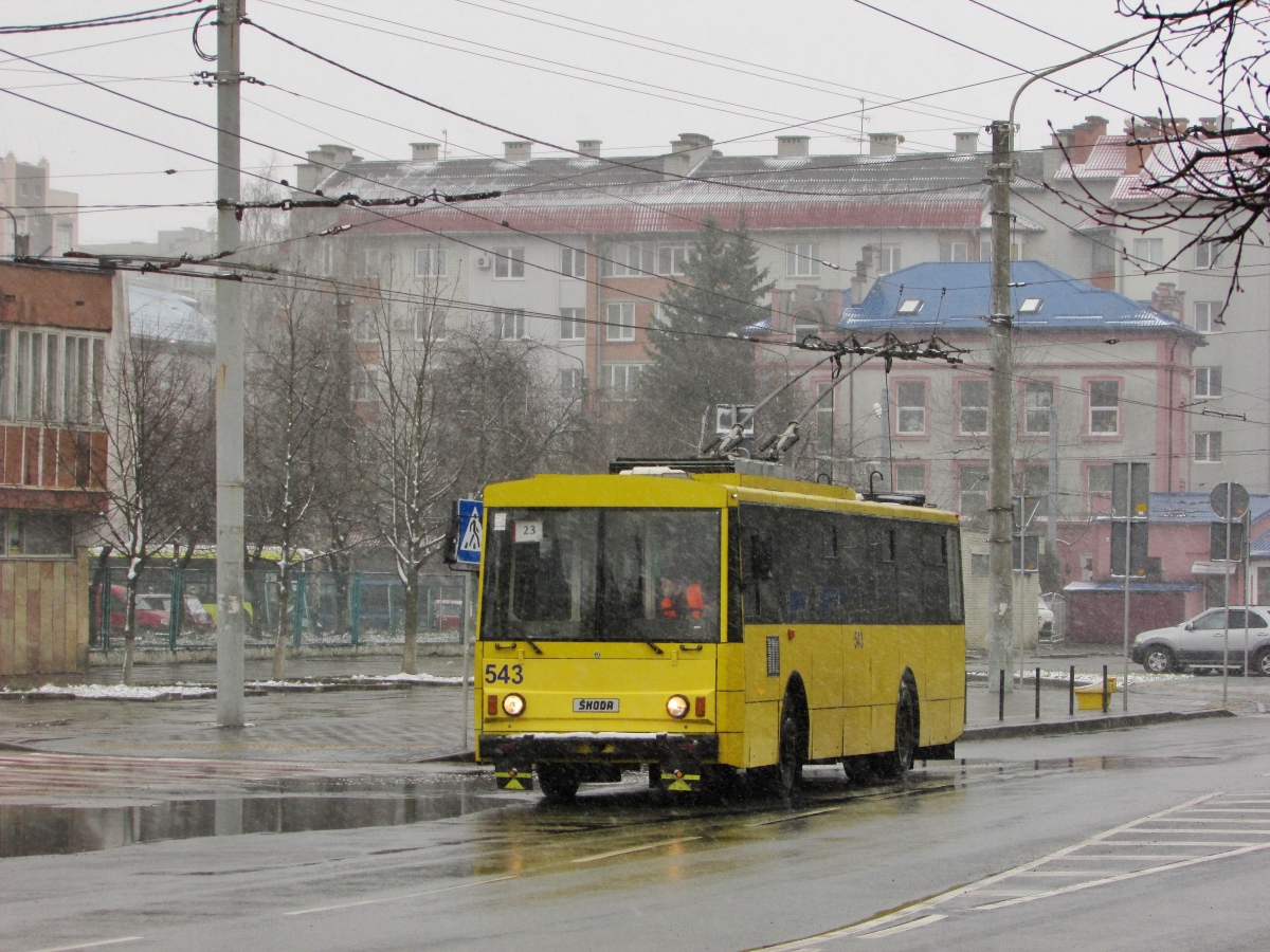 Львов, Škoda 14Tr89/6 № 543